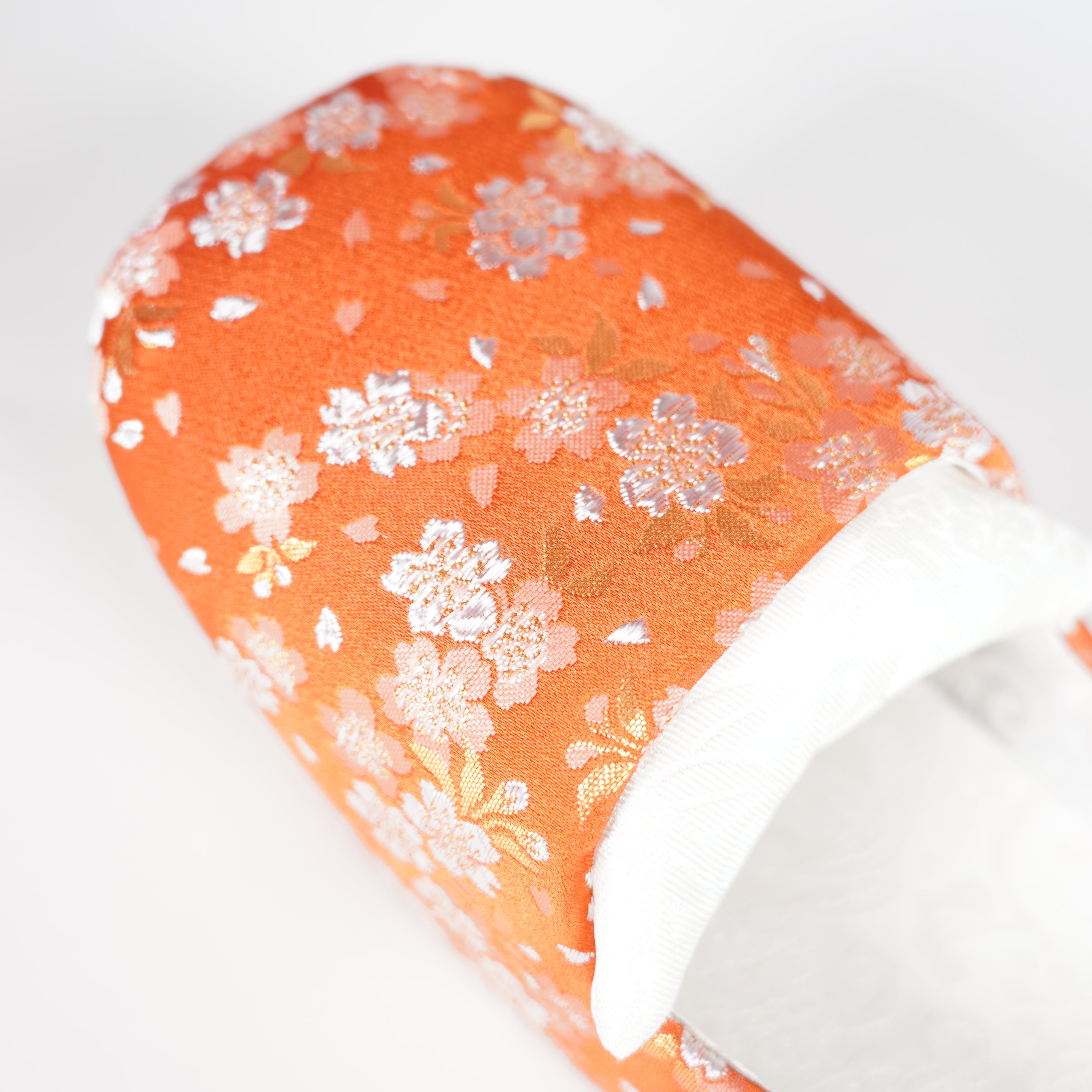 Flache Clogs / Nishijin Textile / Kirschblüte