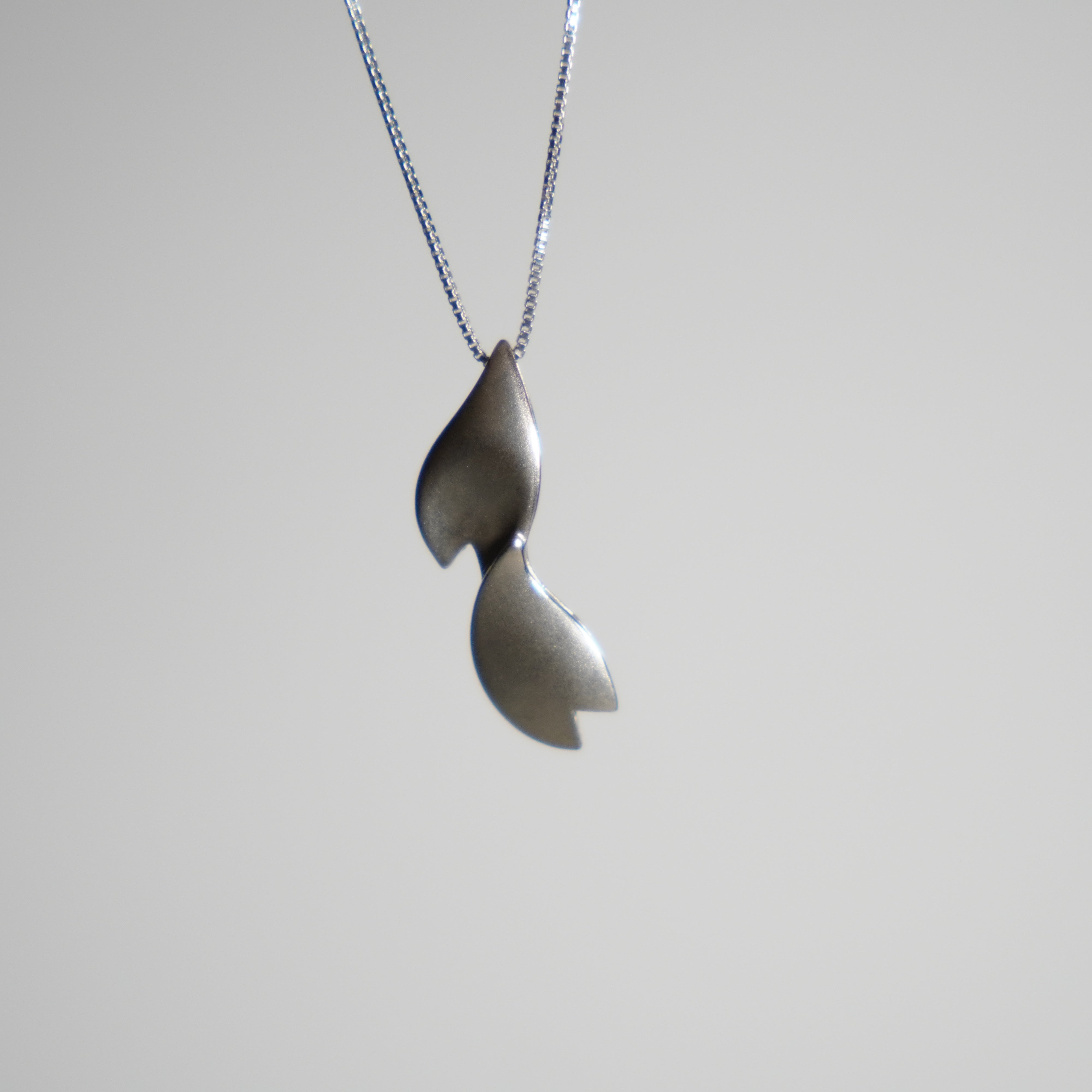 Silber Halskette / Kirschblüte Nr. 2