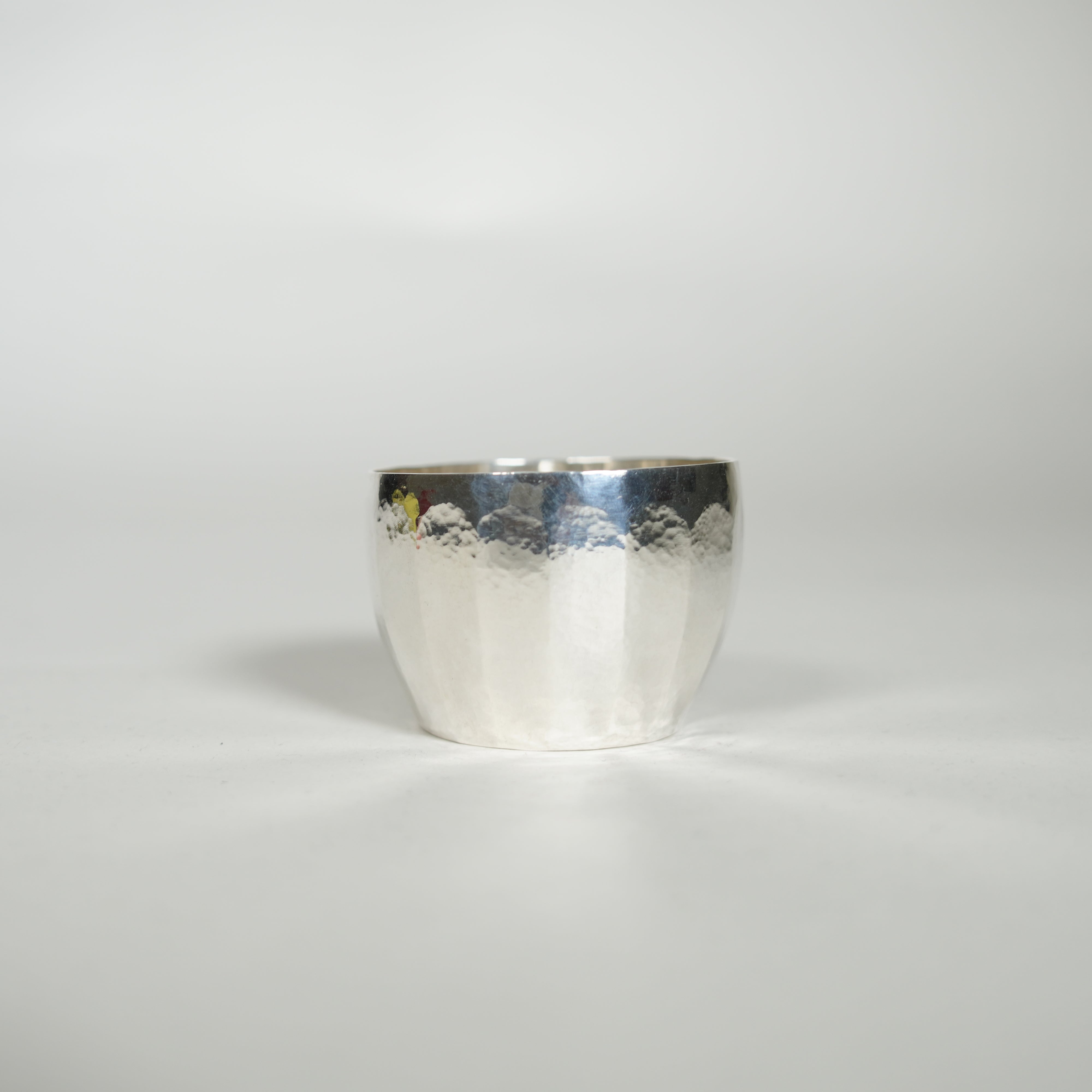 Silver Sake Cup / Hand-hammered (Tankin) / Sterling Silver