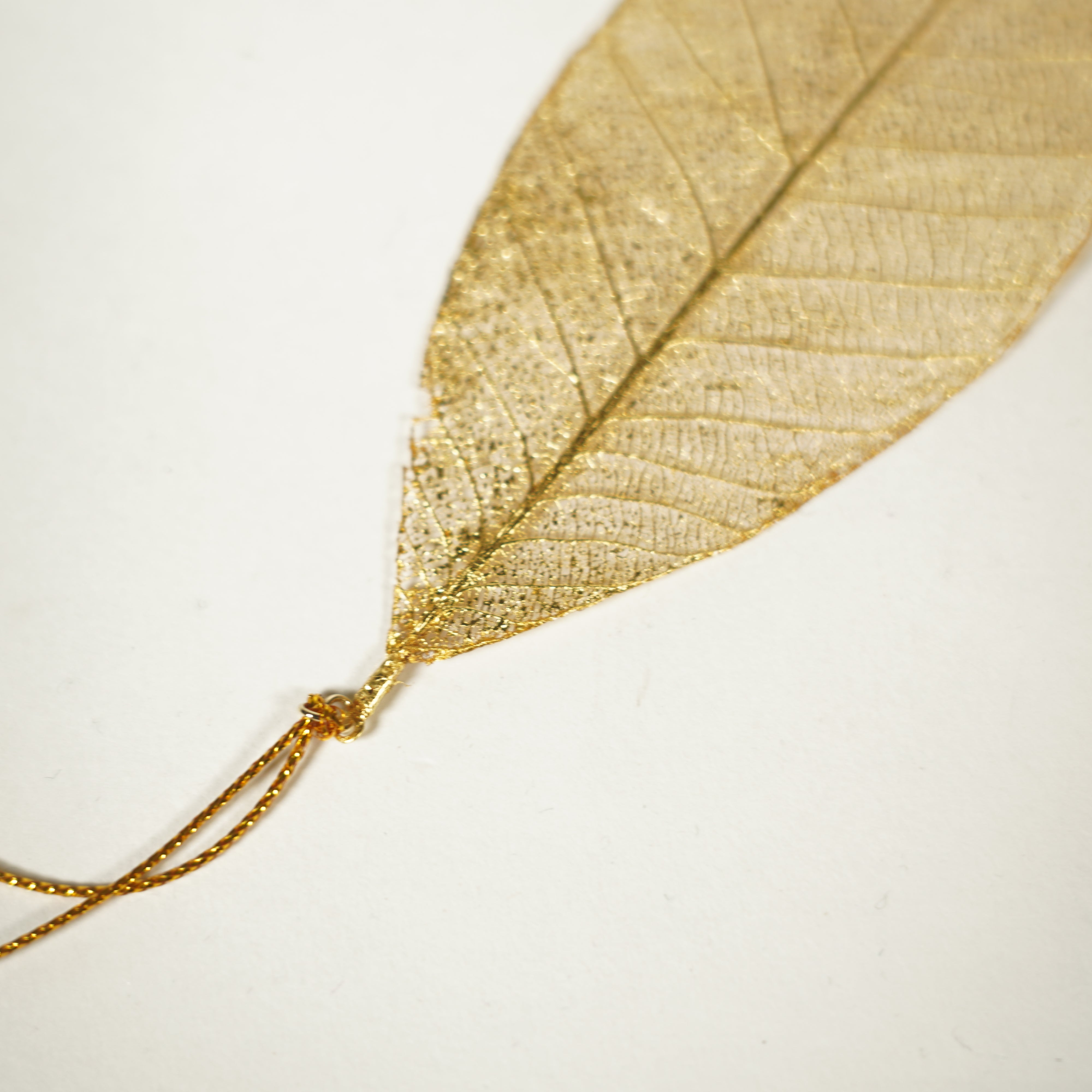 Bookmark à la feuille d'or
