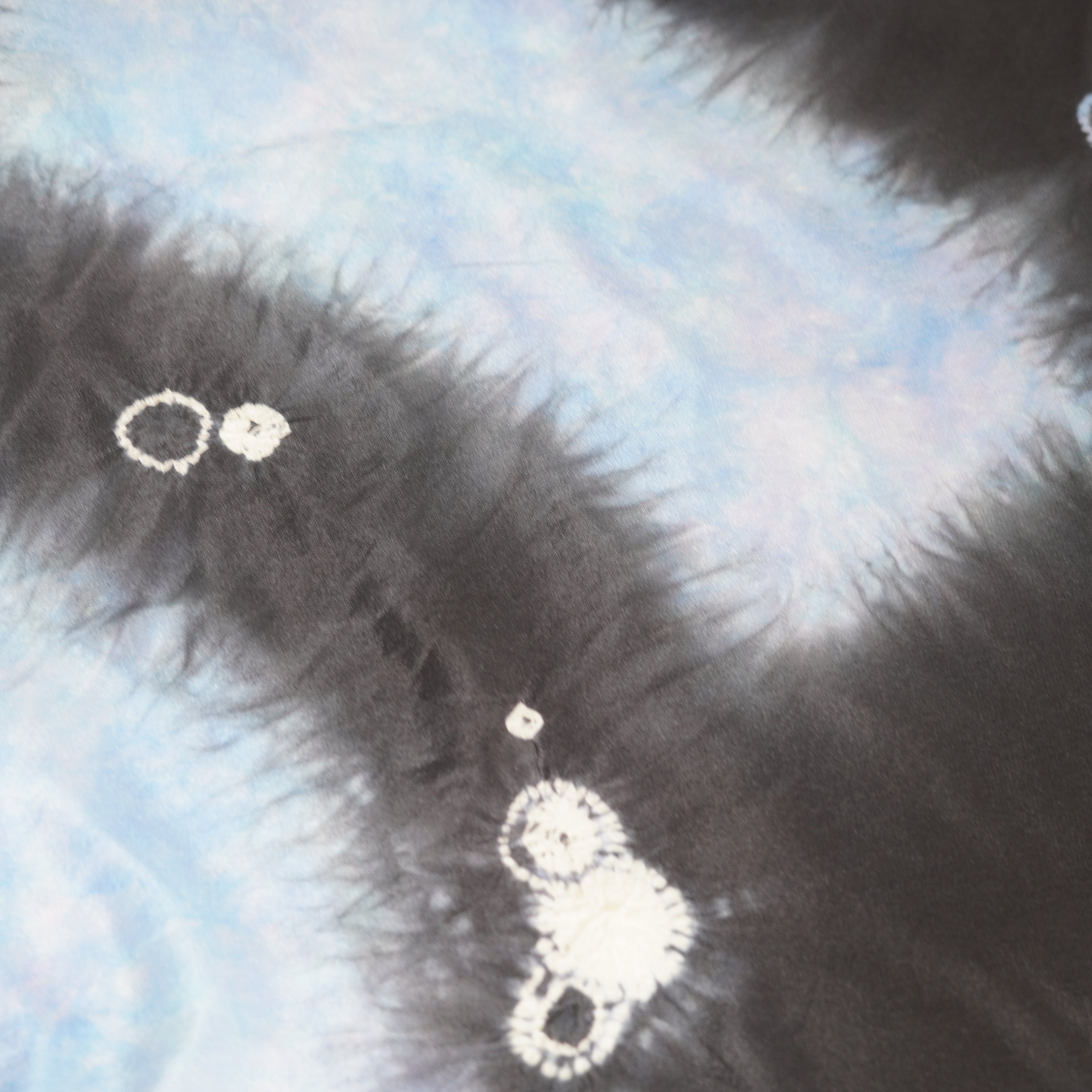 Bufanda / estrella de tie-dye