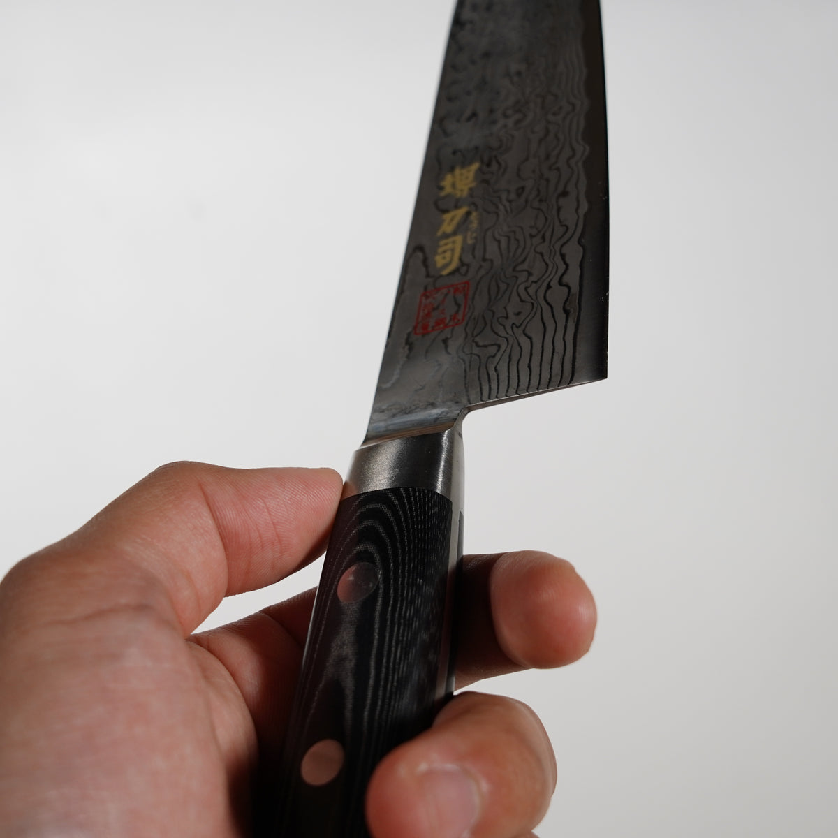 Hochgeschwindigkeits-Stahl Damaskus / Kleinmesser / 150 mm
