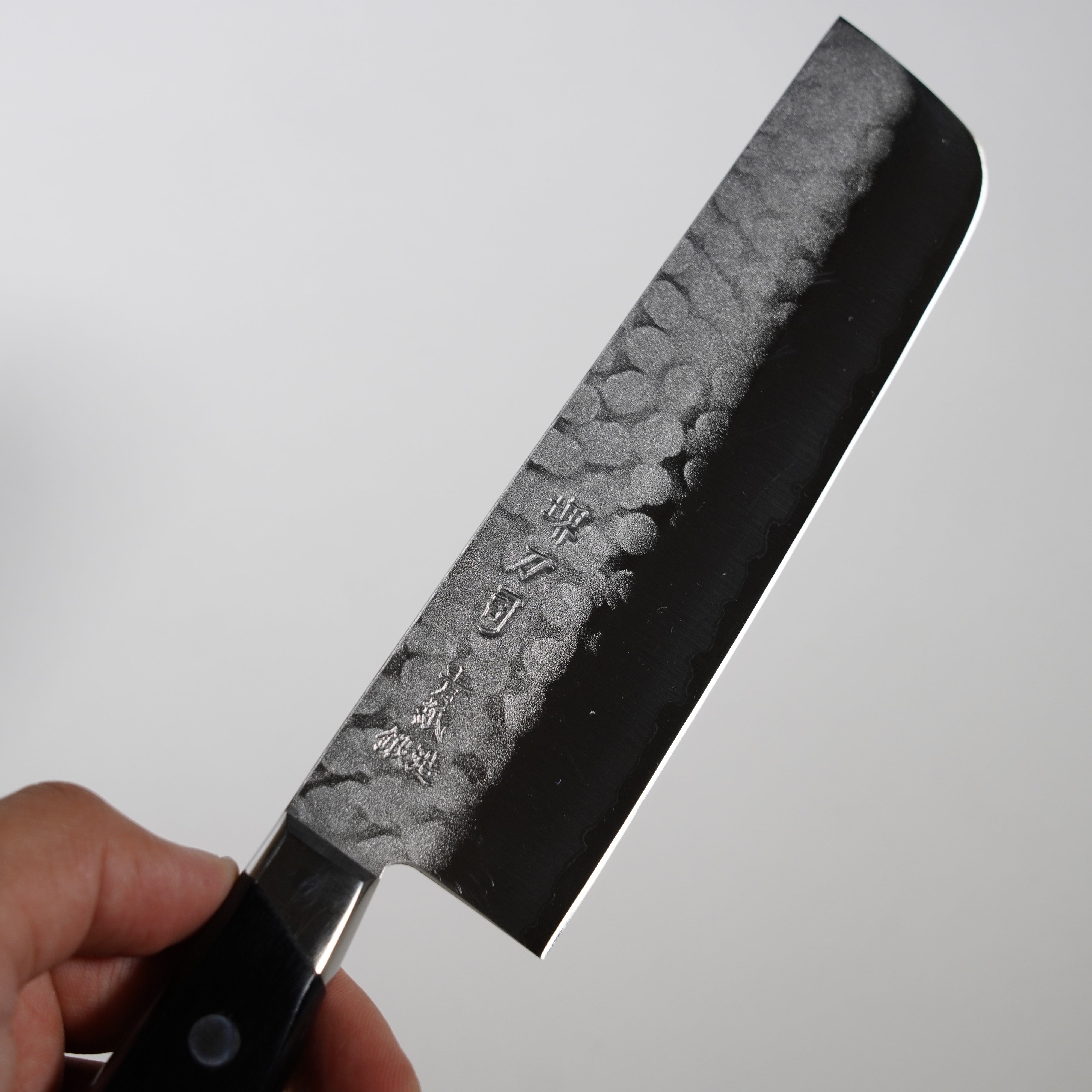 Nakiri (Vegetable Knife) / Blue Steel Stainless Clad / 160mm