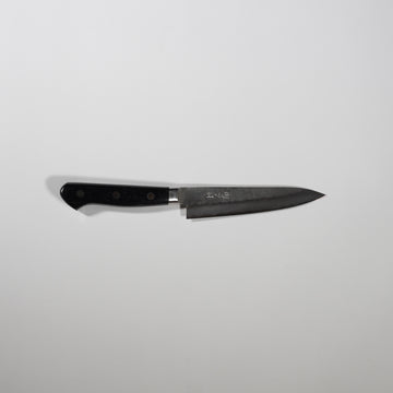 Bleu en acier inoxydable / couteau petit / 120 mm