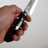 Acero azul de acero inoxidable / cuchillo mezquino / 120 mm