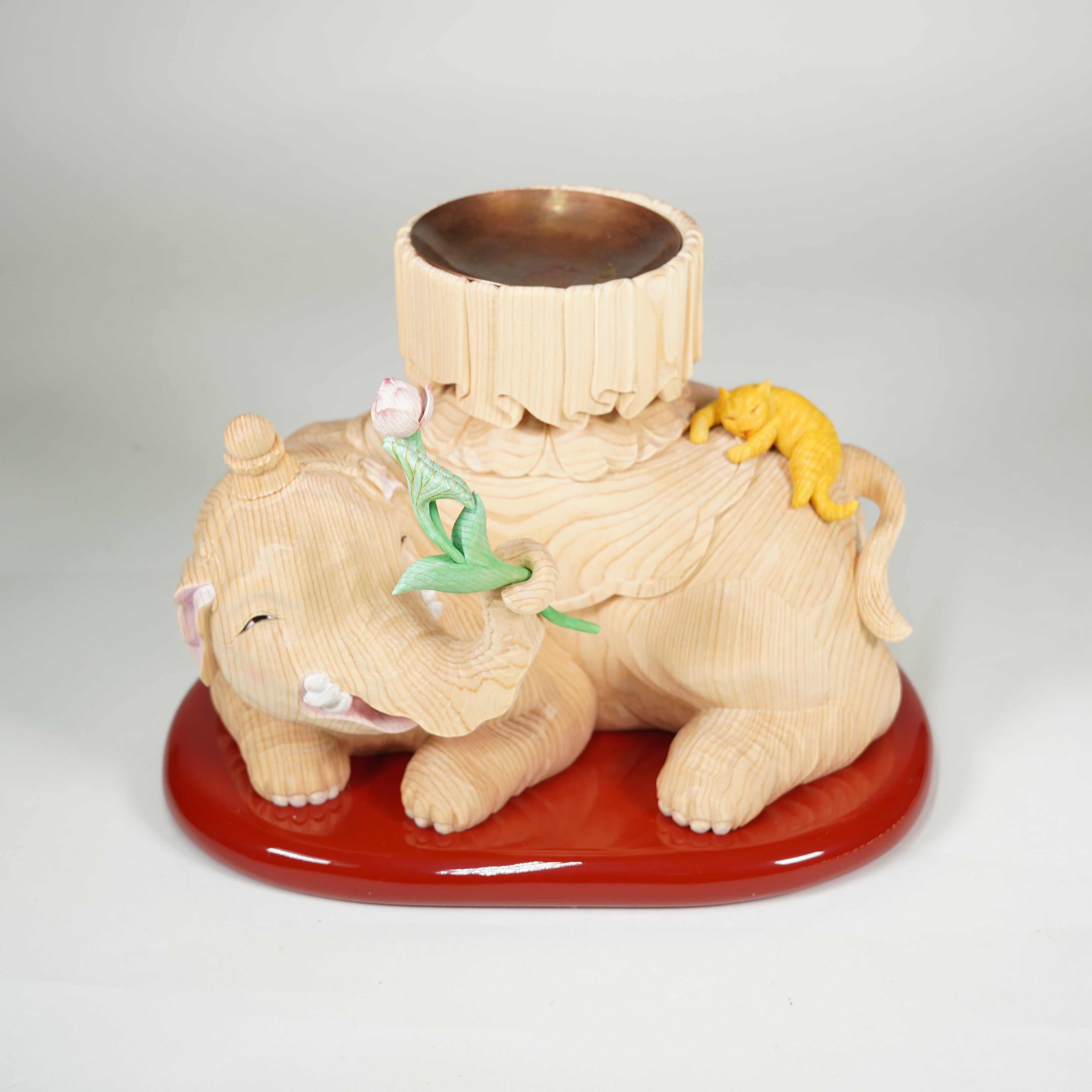 Incense Burner / Fugen Elephant / Metalwork