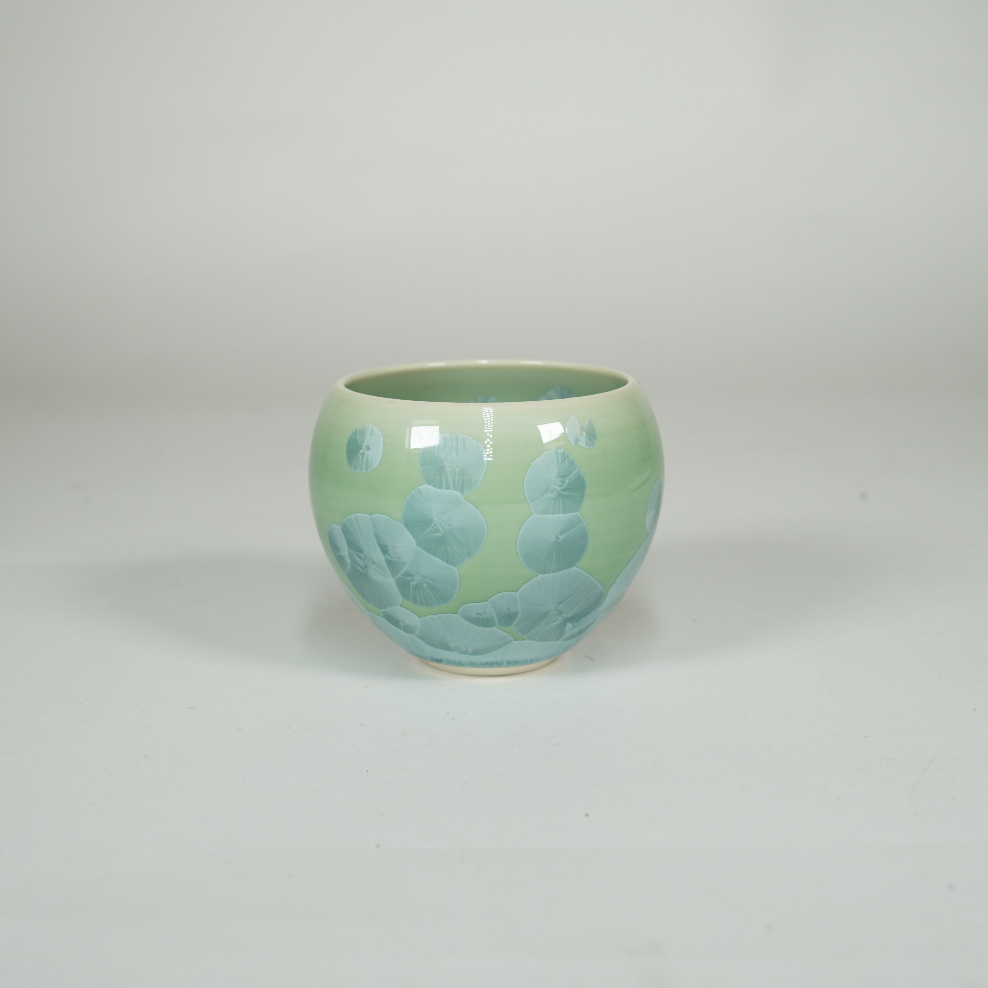 Flower Crystal Cup / Green