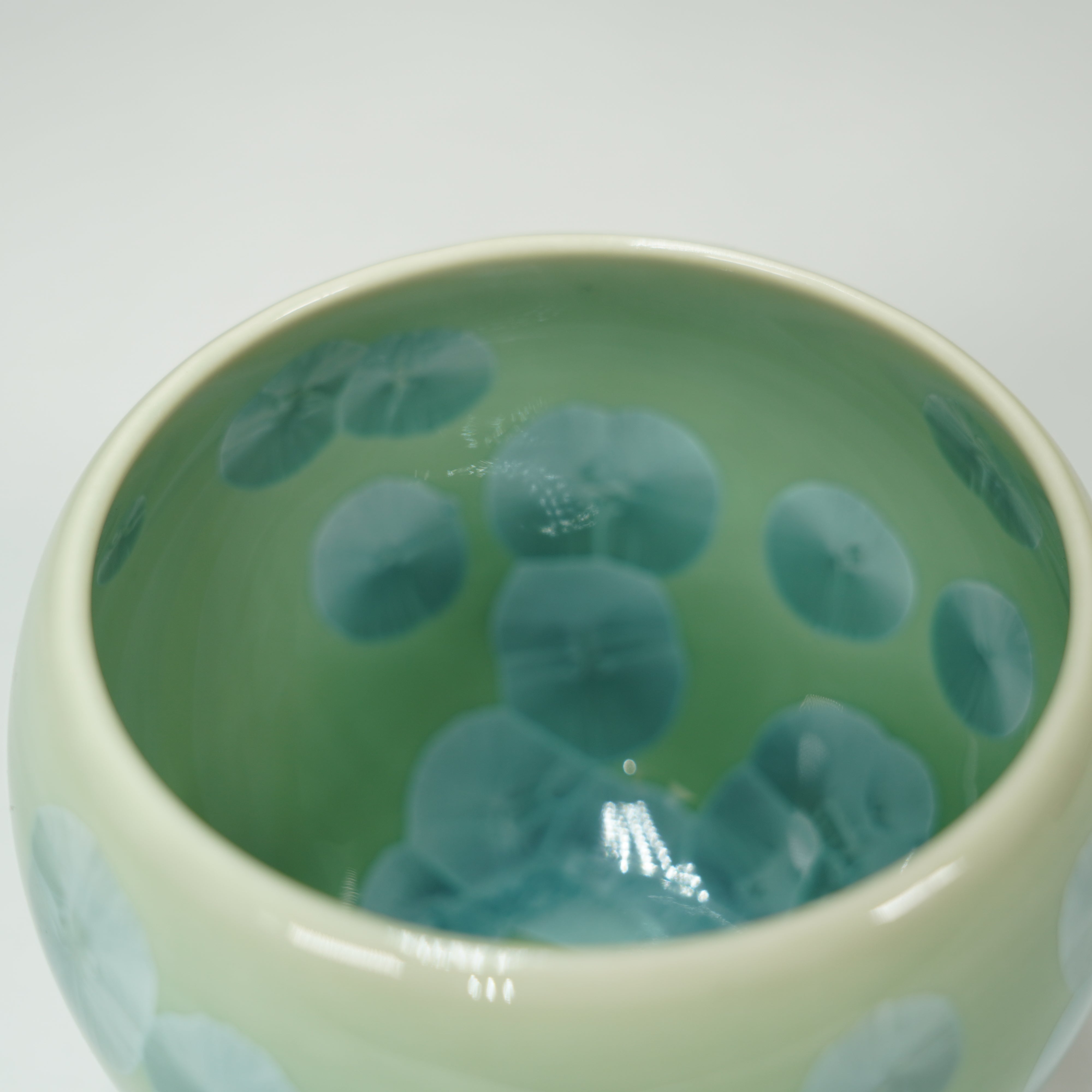 Flower Crystal Cup / Green