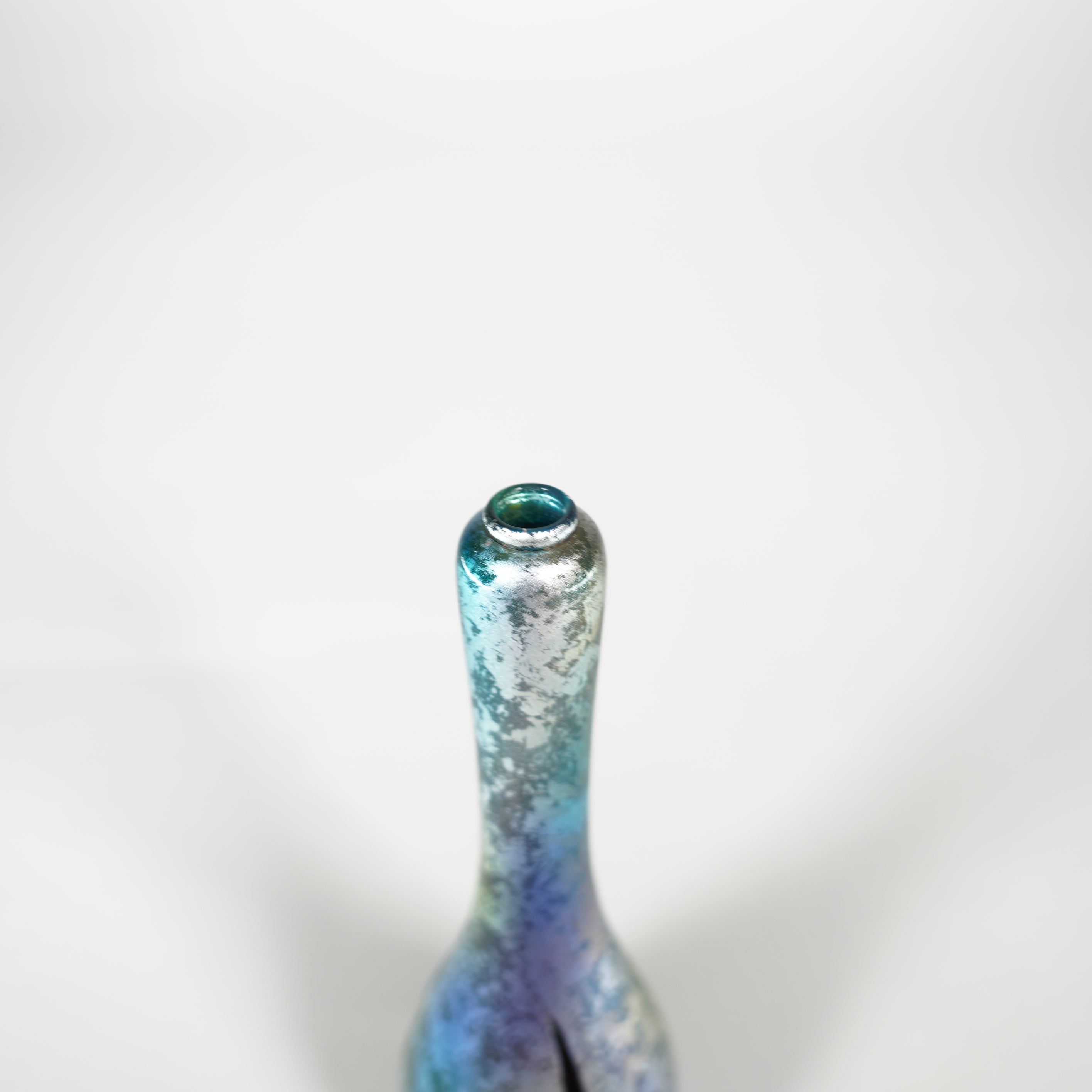蜡铸花瓶 /蓝色