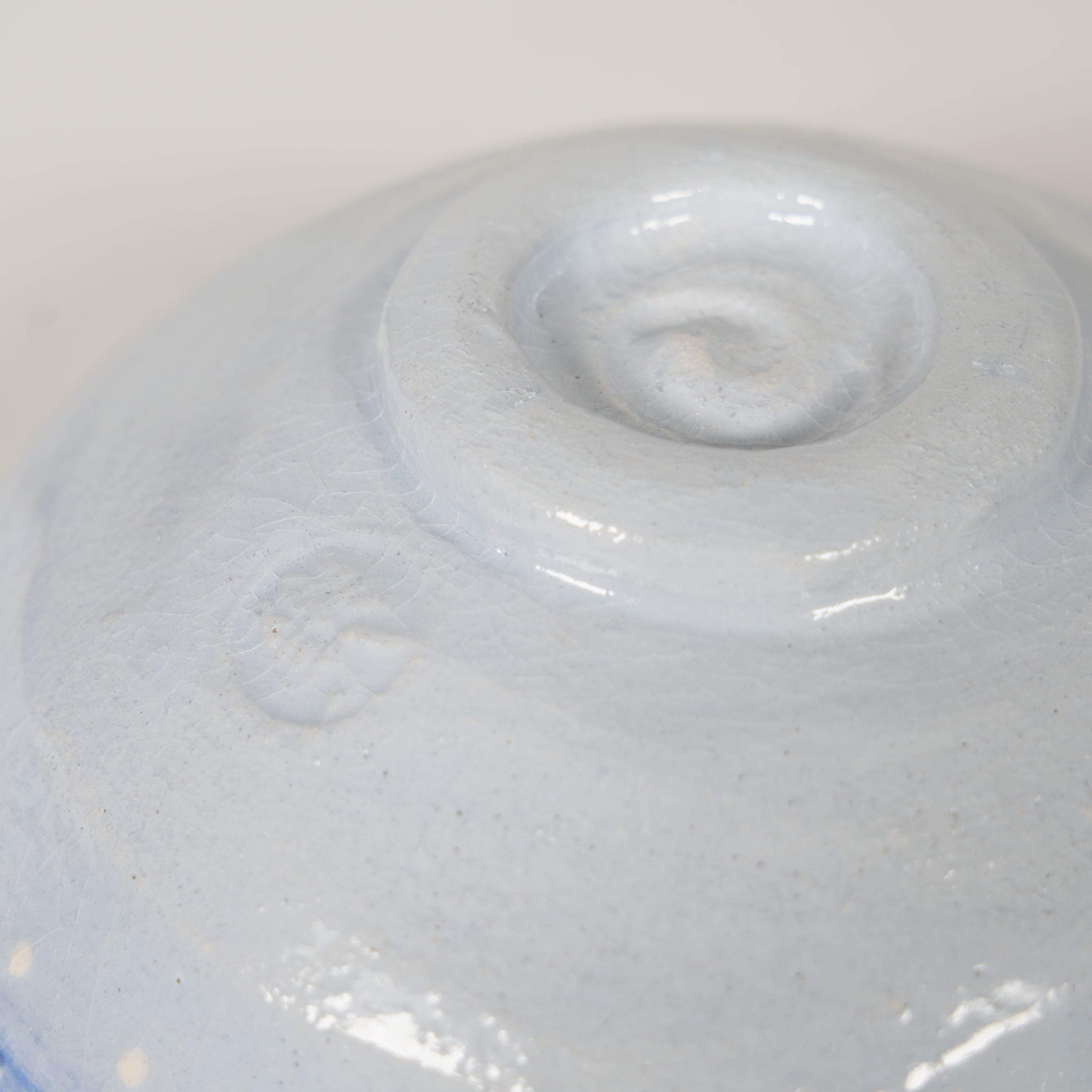Raku Pottery / Tea Bowl / Pointillism