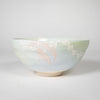 Raku Pottery / Flat Tea Bowl / Gold Fish