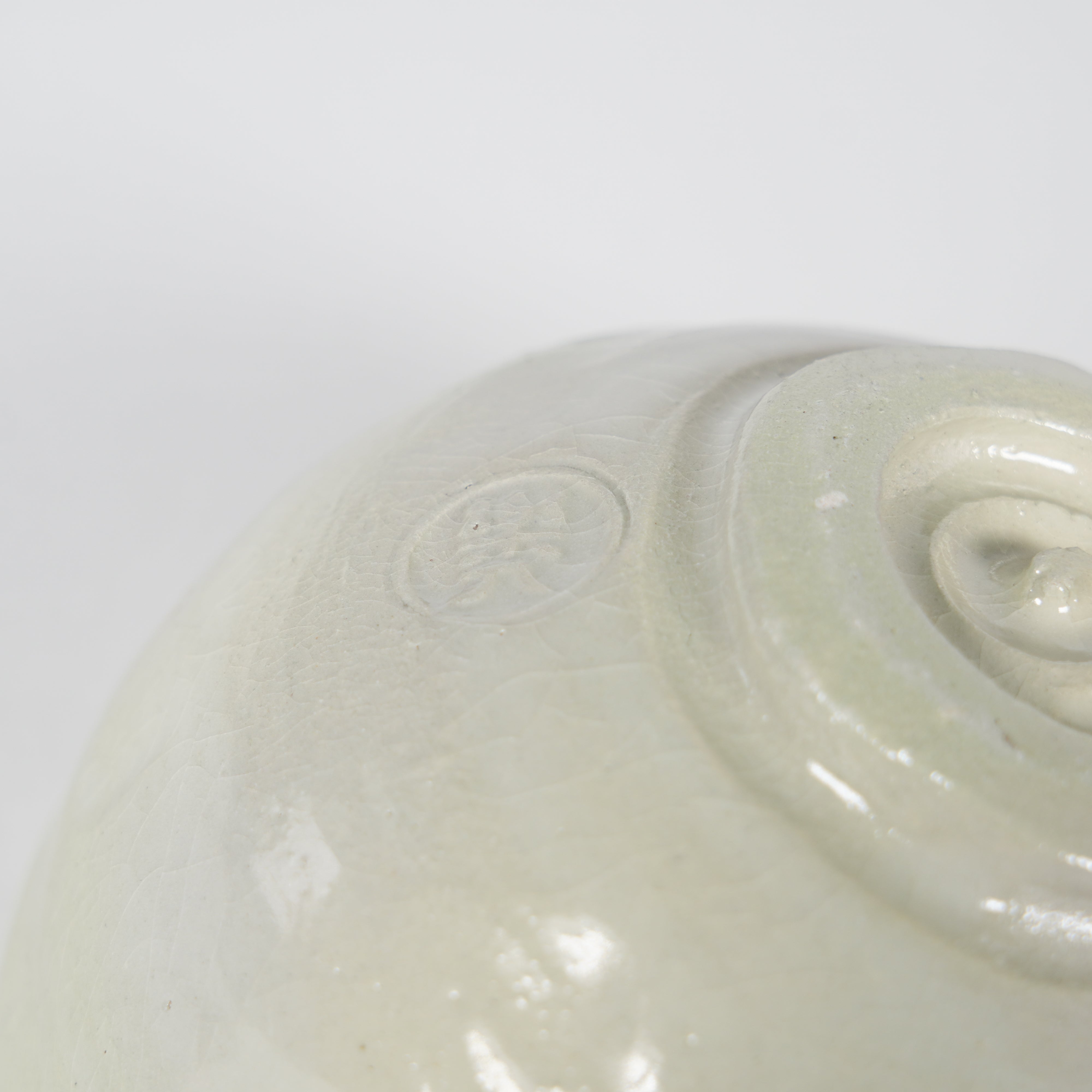 Raku Pottery / Tea Bowl / Bamboo
