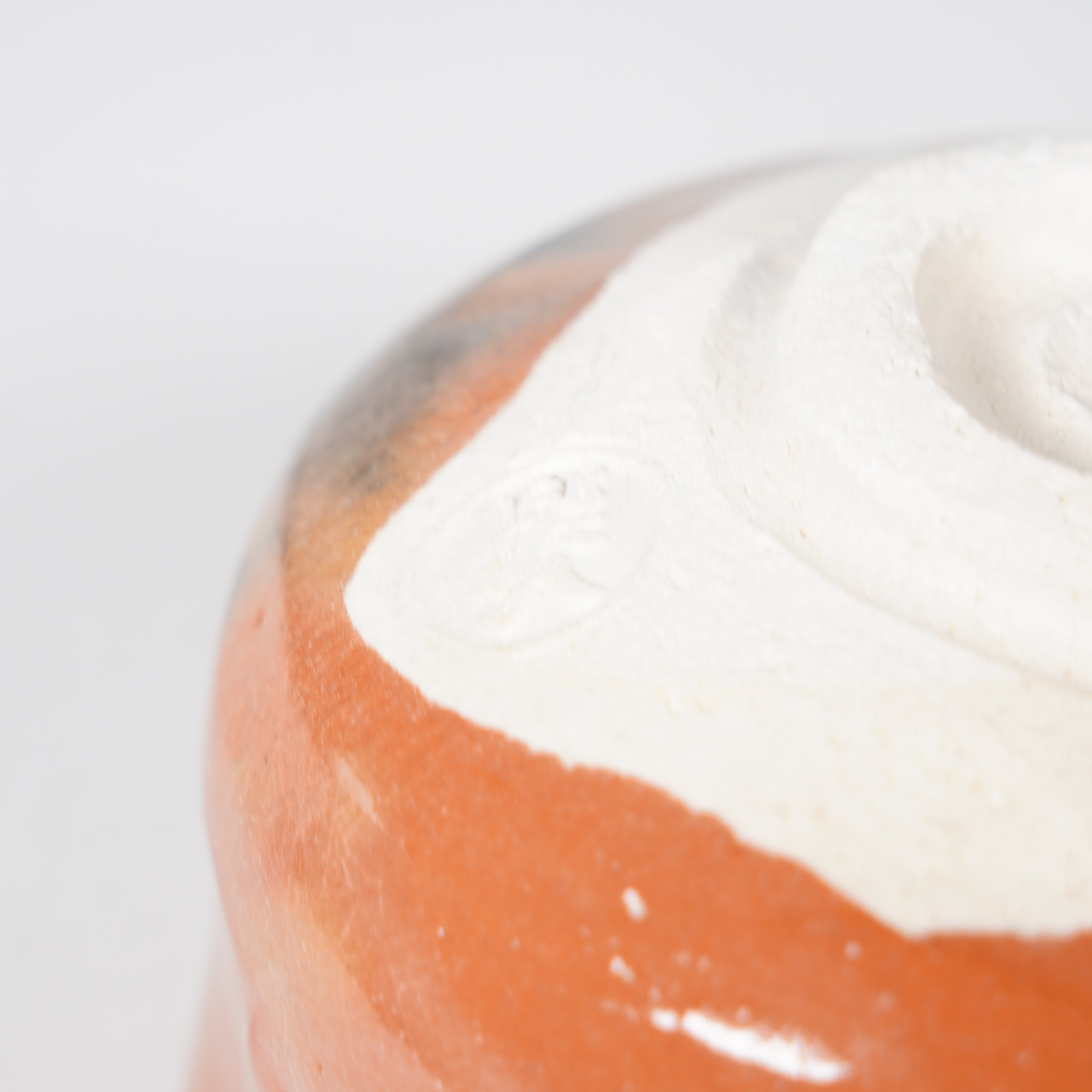 Raku Pottery / Tea Bowl / Ears of Rice