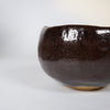 Raku Pottery / Tea Bowl / Glaze noir