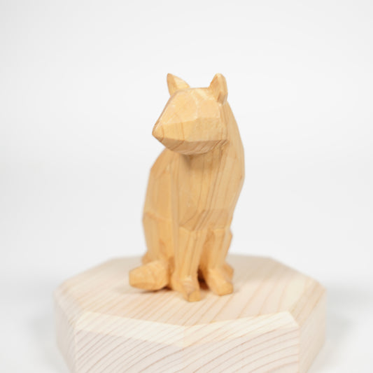 Wood Carving / Pet Alter / Cat