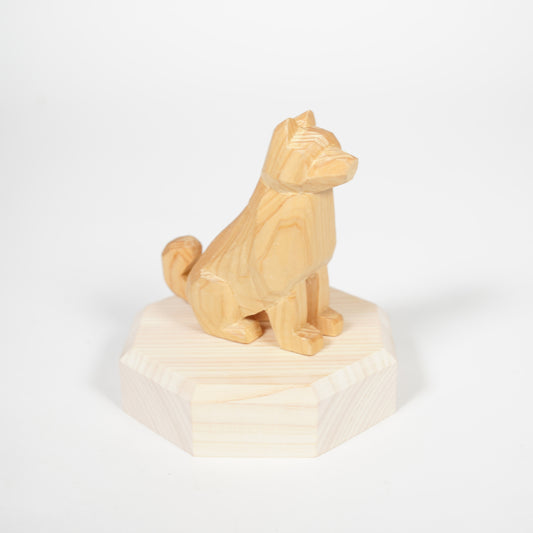 Wood Carving / Pet Alter / Dog