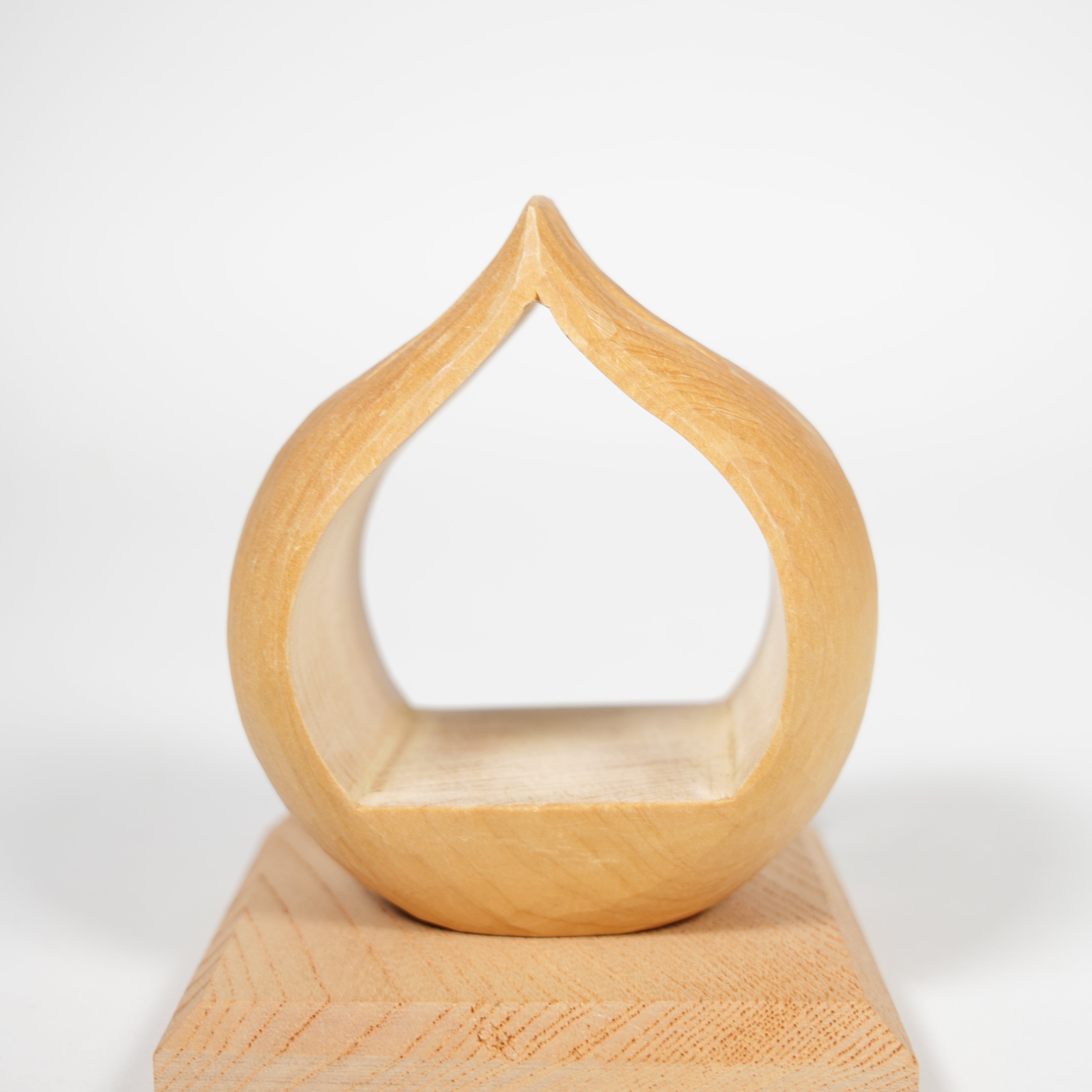 Sculpture en bois / cocoro / petit