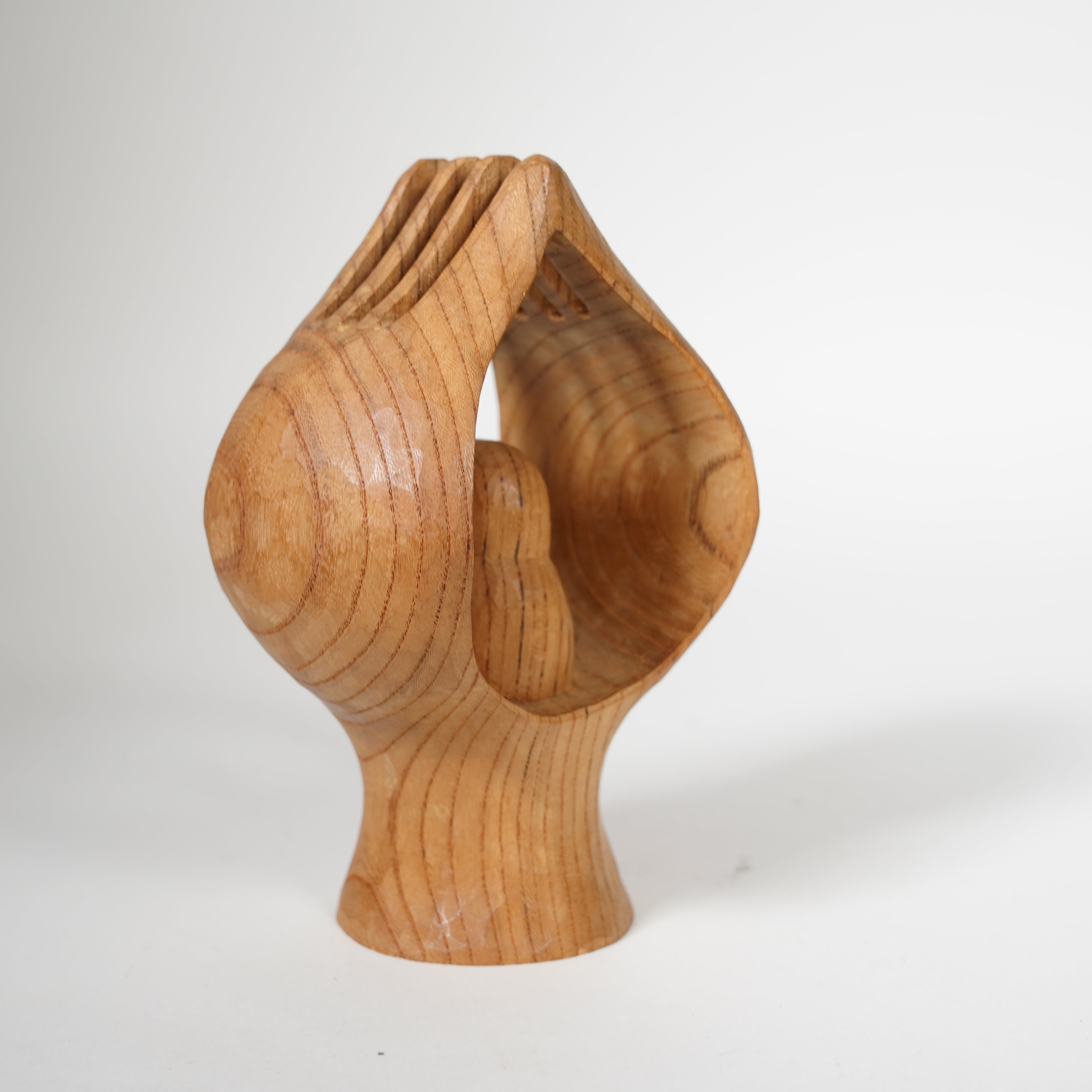 Holzschnitzerei / Kokoro / Zelkova Holz