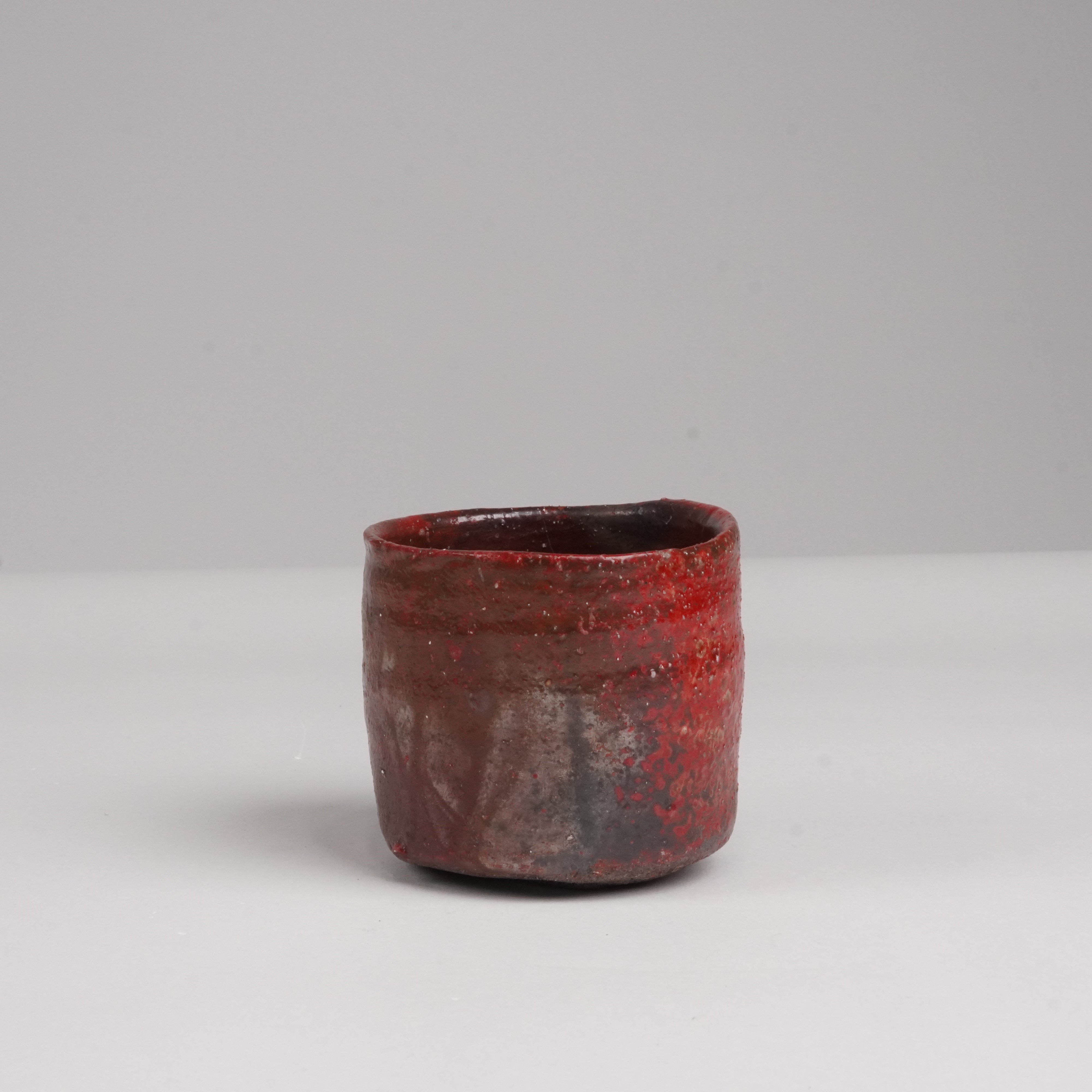 Tea Cup / Tanba Ware / Aka-Tanba Red Glaze
