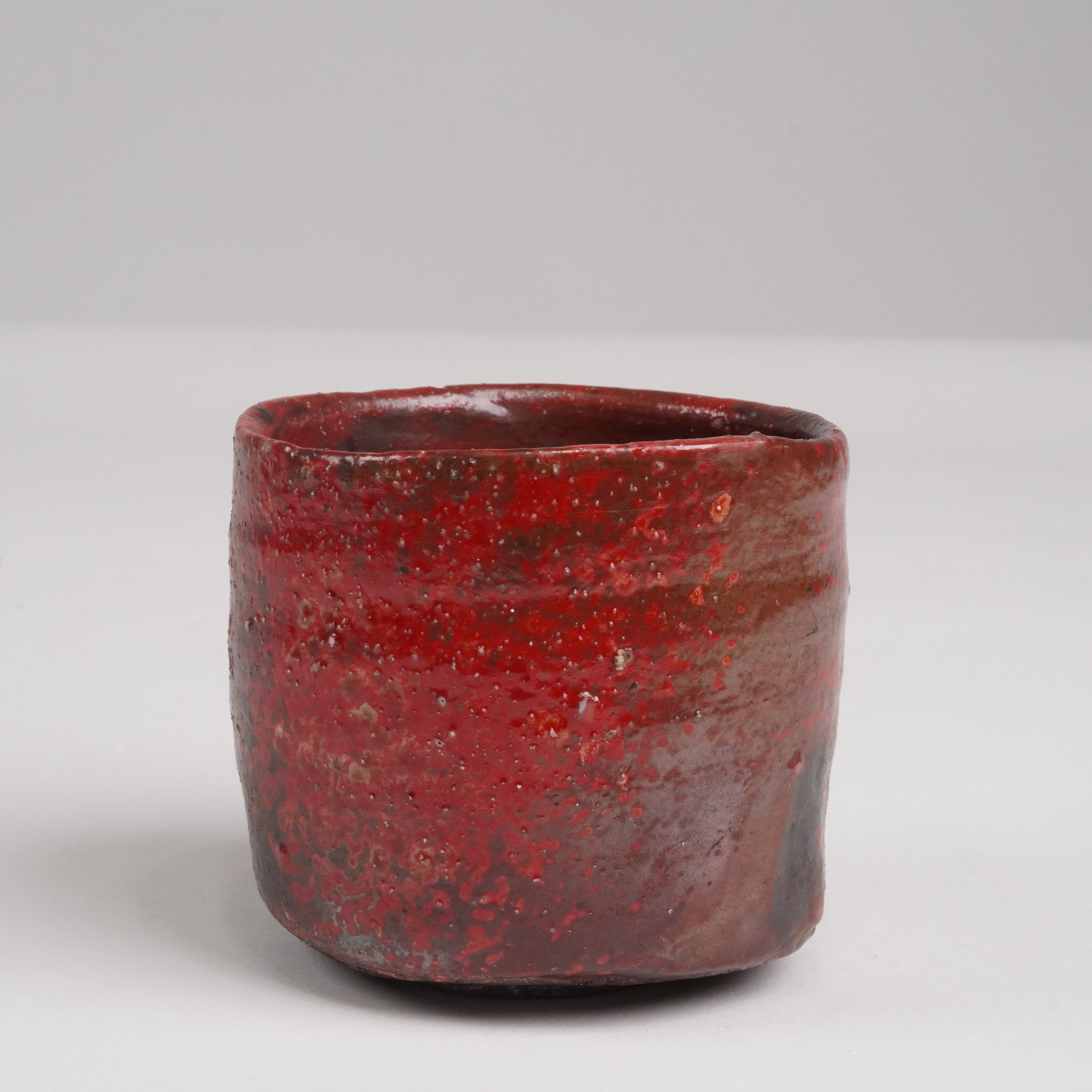 Tea Cup / Tanba Ware / Aka-Tanba Red Glaze