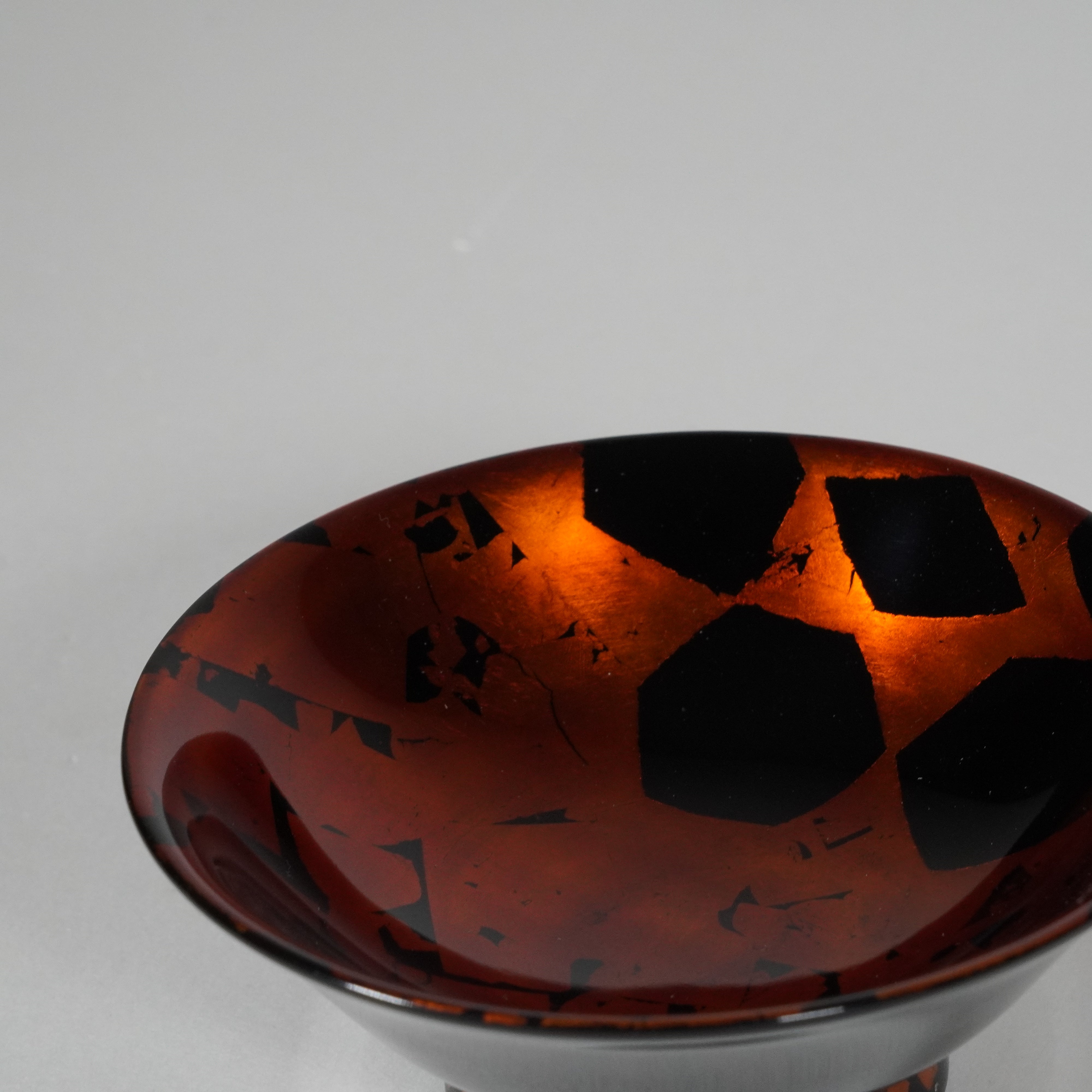 Hiroshima Lacquerware Sake Cup Black