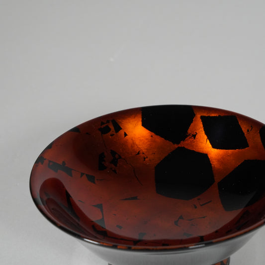Hiroshima Lacquerware Sake Cup Black