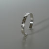 Silver Bangle / Two rows Ichimatsu【Large Size】