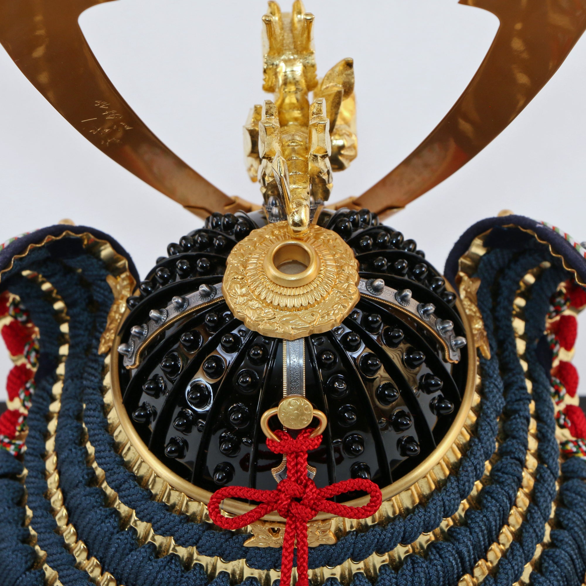 Kyoto Armor Kabuto / fili blu blu navy-foglia di oro