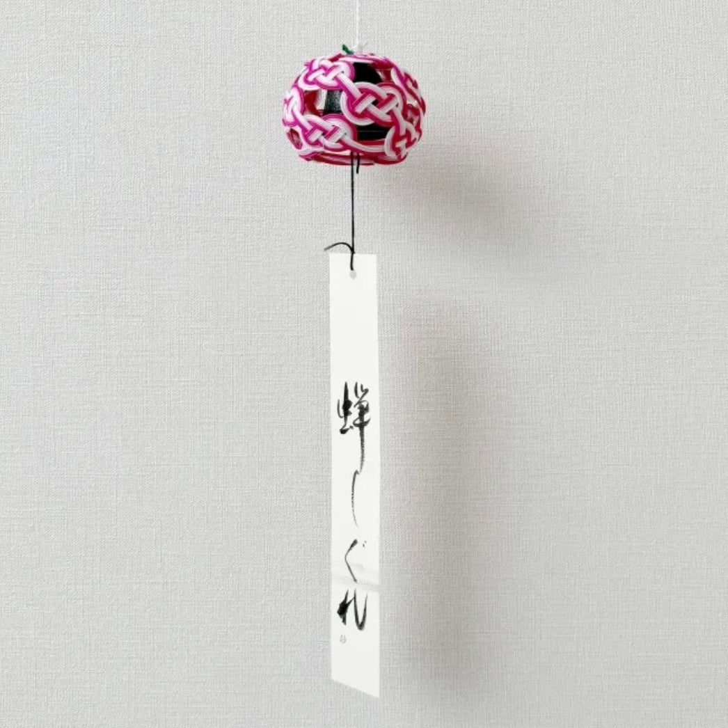Mizuhiki Wind Chime (Furin) / Pink / No.ko0128