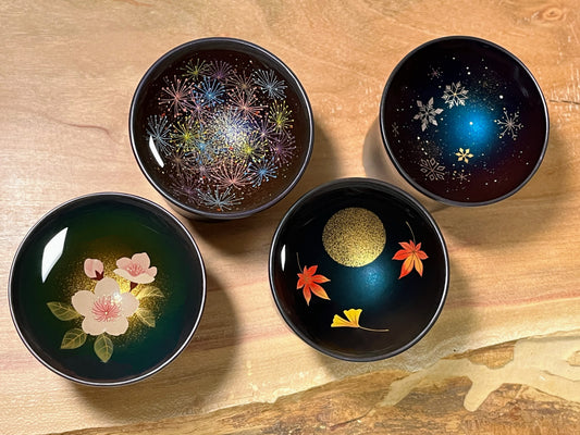 Small Sake Cup / Four Seasons