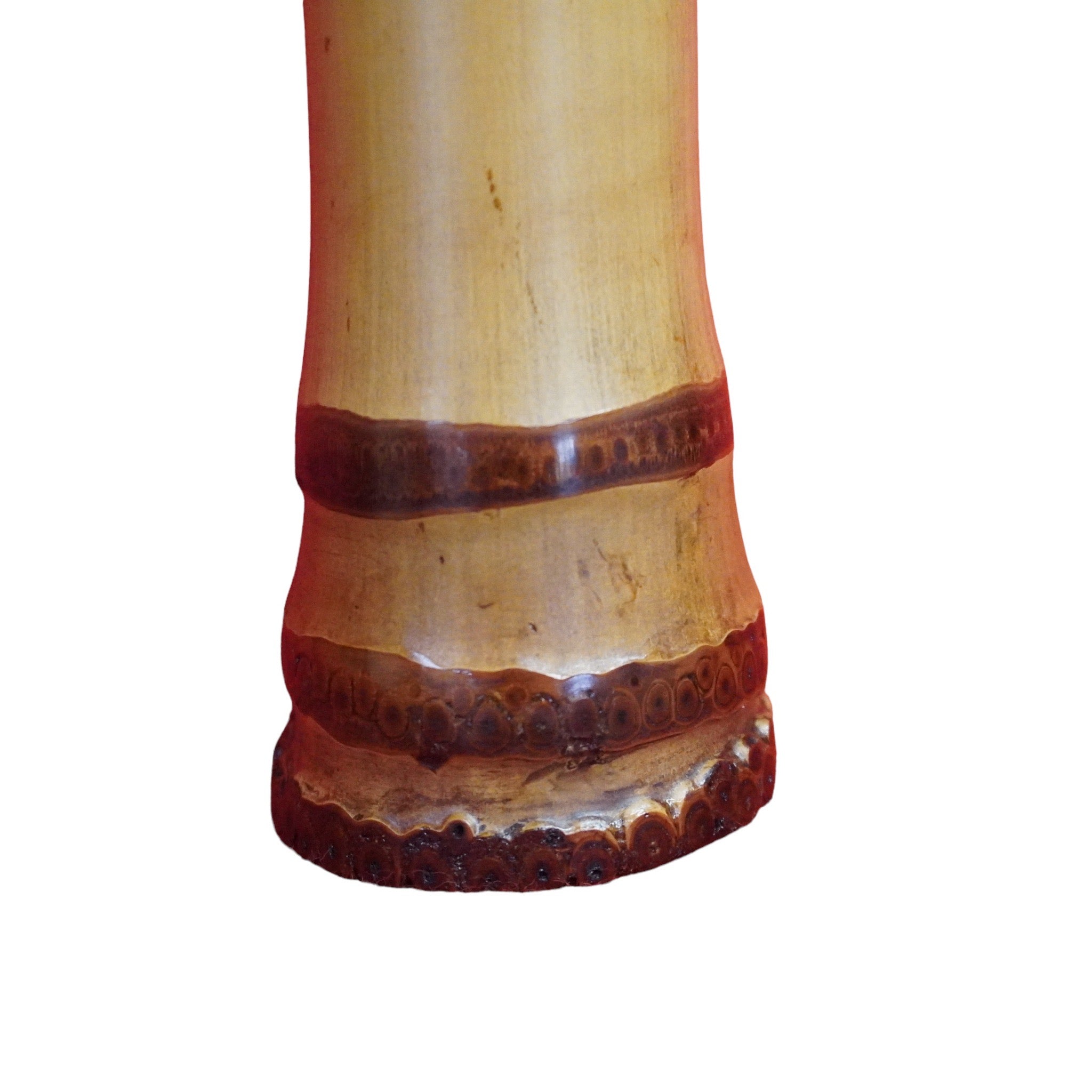 Professional Shakuhachi / 1.8 Shaku / Madake Bamboo / Red Urushi