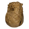 Wooden Drum / Dragon Carving / Small