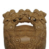 Wooden Drum / Dragon Carving / Small