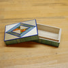 Straw Work Box / Geometric Pattern