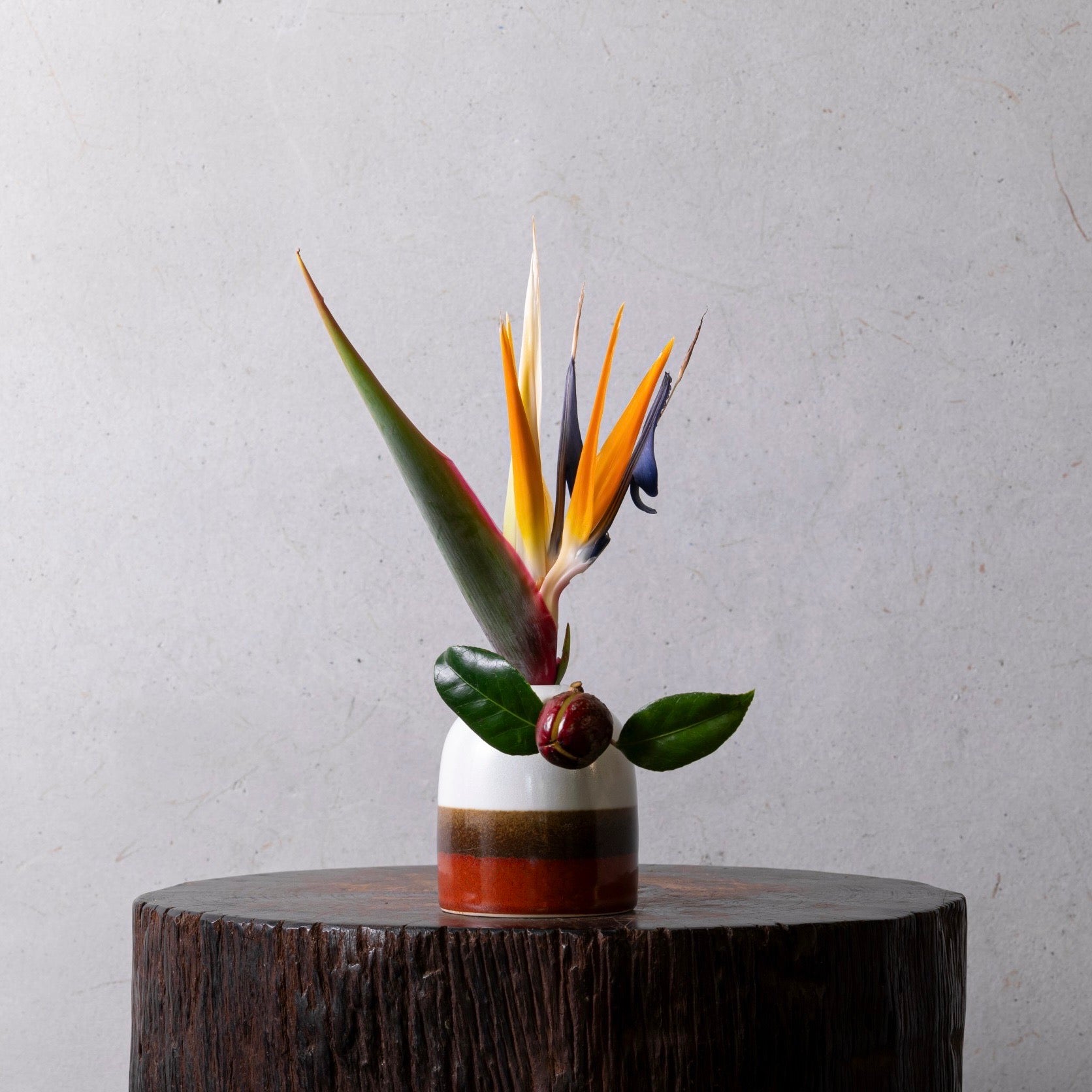 送料無料　清時代　光緒年氷梅文花瓶　高さ20.8ｃｍ 瑠璃金蝕鉄線 19cm花器