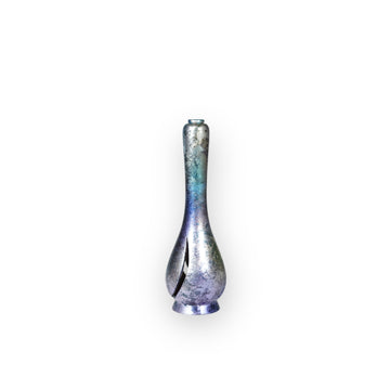 Wax Casting Flower Vase / Blue