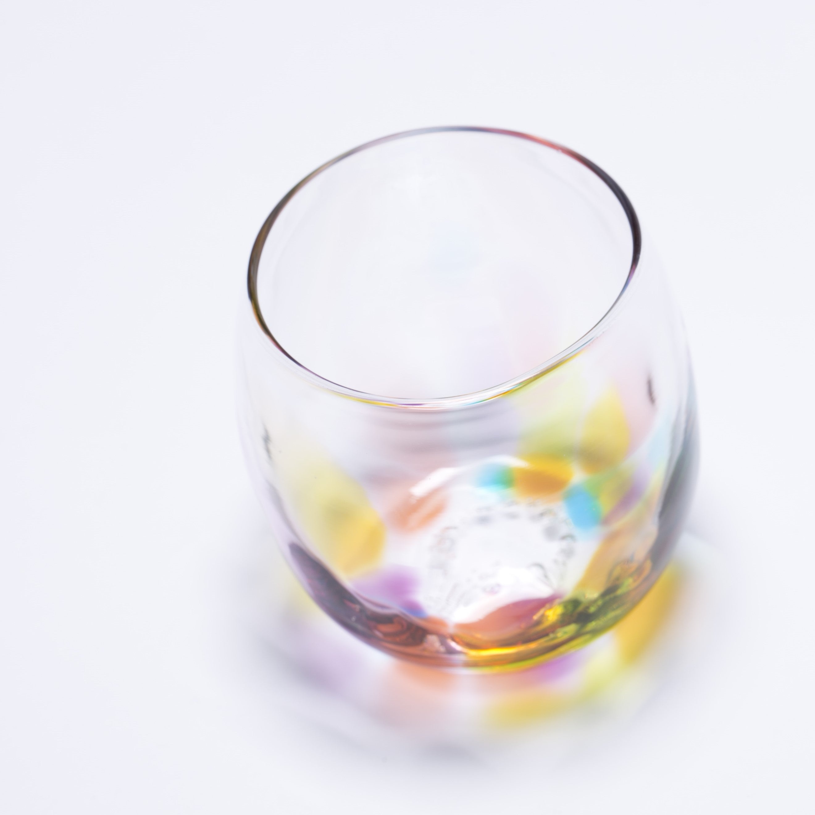 Hizen Vidro / Rainbow Droplet Glass / Unique Shape