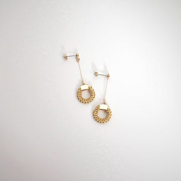 Circle Earrings -Gold-