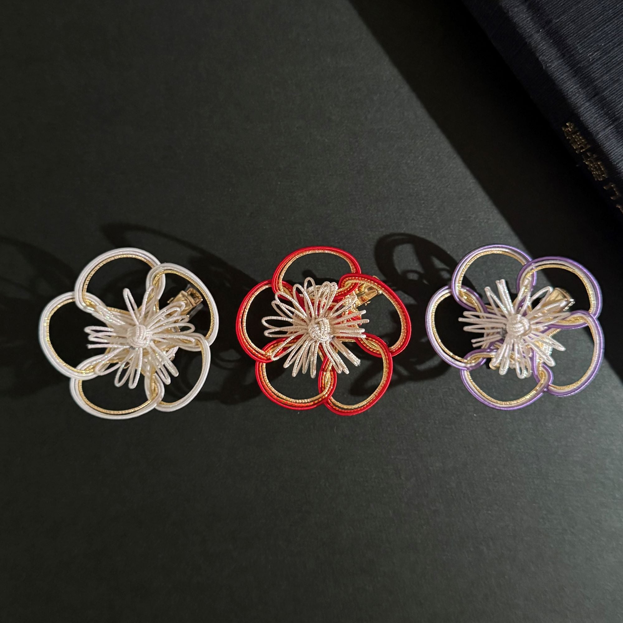 Plum Blossom Clip -Purple-