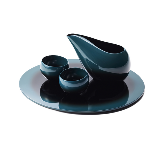 【Limited set of 5】Hiroshima Lacquerware Sake Set