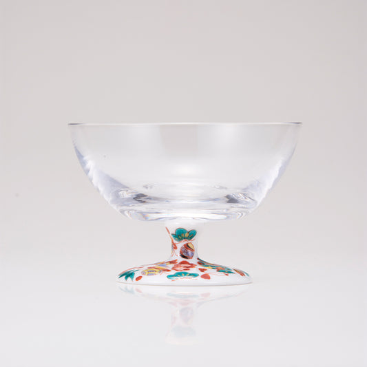 Kutani Japanese Postre Glass / Treasure / Plain