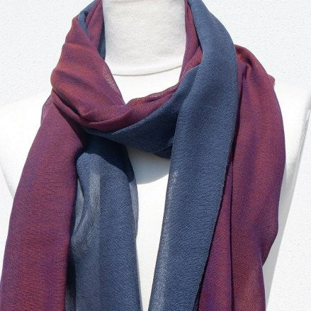 Kasane - Dyeing de raisin (Bourgogne X Indigo Navy)