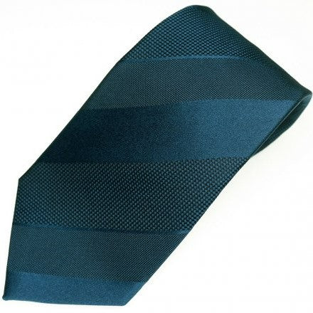 Tie / Plain Navy Blue - Three-tiered Striped (nando)