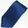 Cravate / bleu marine ordinaire - vertical ondulé (bleu profond)
