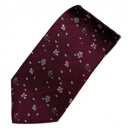 Silk Tie / Cherry Blizzard / Dark Red