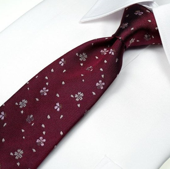 Cravate / blizzard cerise / rouge foncé