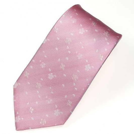 Silk Tie / Cherry Blizzard / Crested Ibis Pink