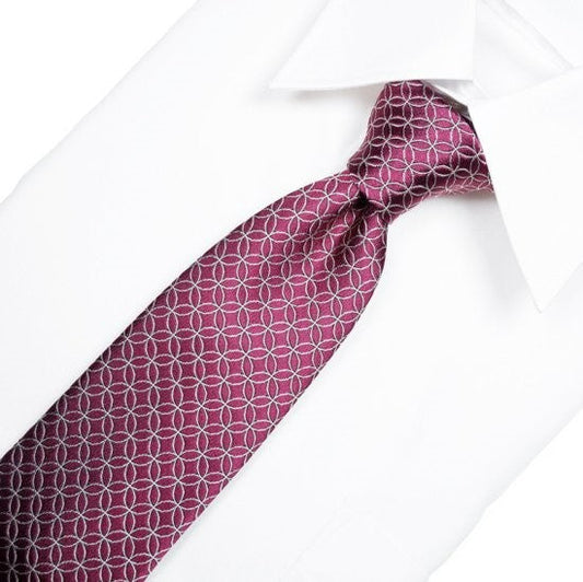 ربطة عنق / مصوغة ​​بطريقة - قرمزي