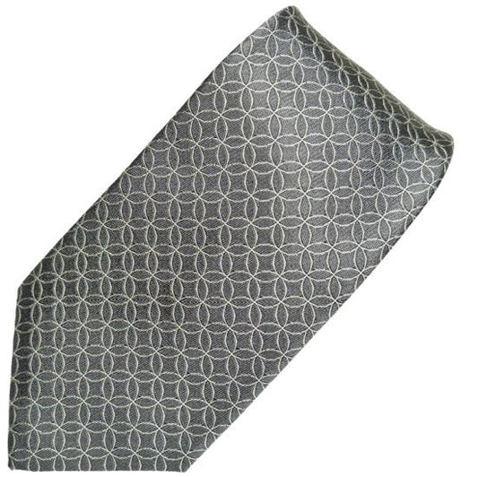 Silk Tie / Cloisonne (Shippo) / Gray