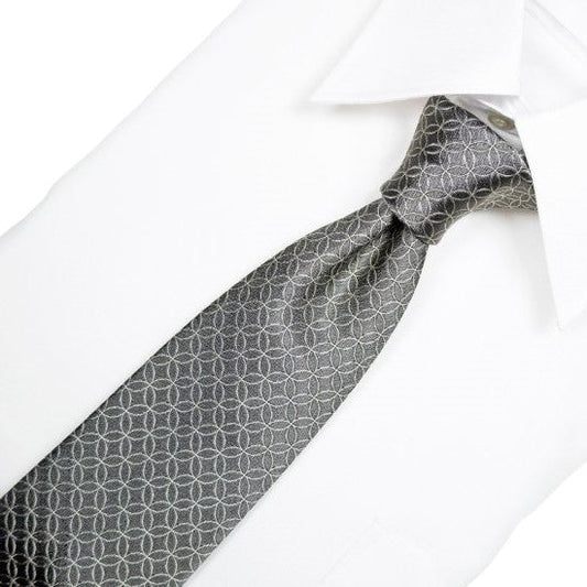 ربطة عنق / مصوغة ​​بطريقة - رمادي